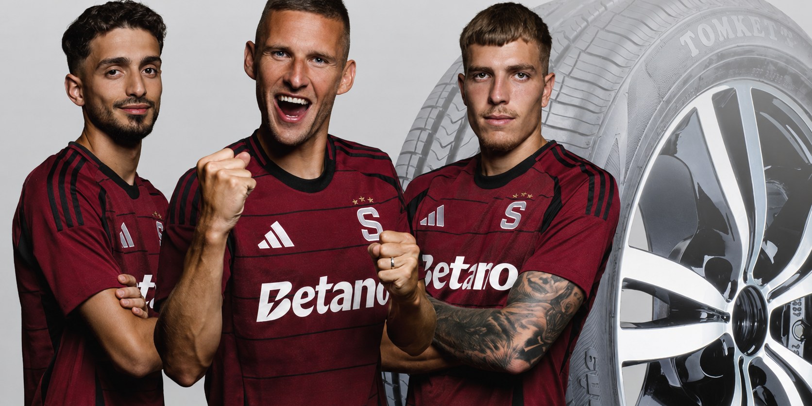 TOMKET, offizieller Reifenpartner von AC Sparta Praha
