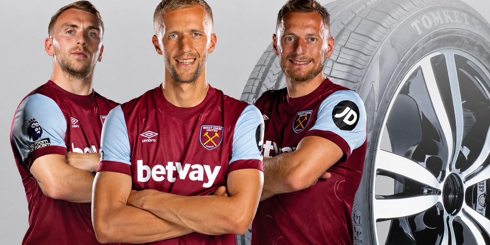 TOMKET, offizieller Reifenpartner von West Ham United